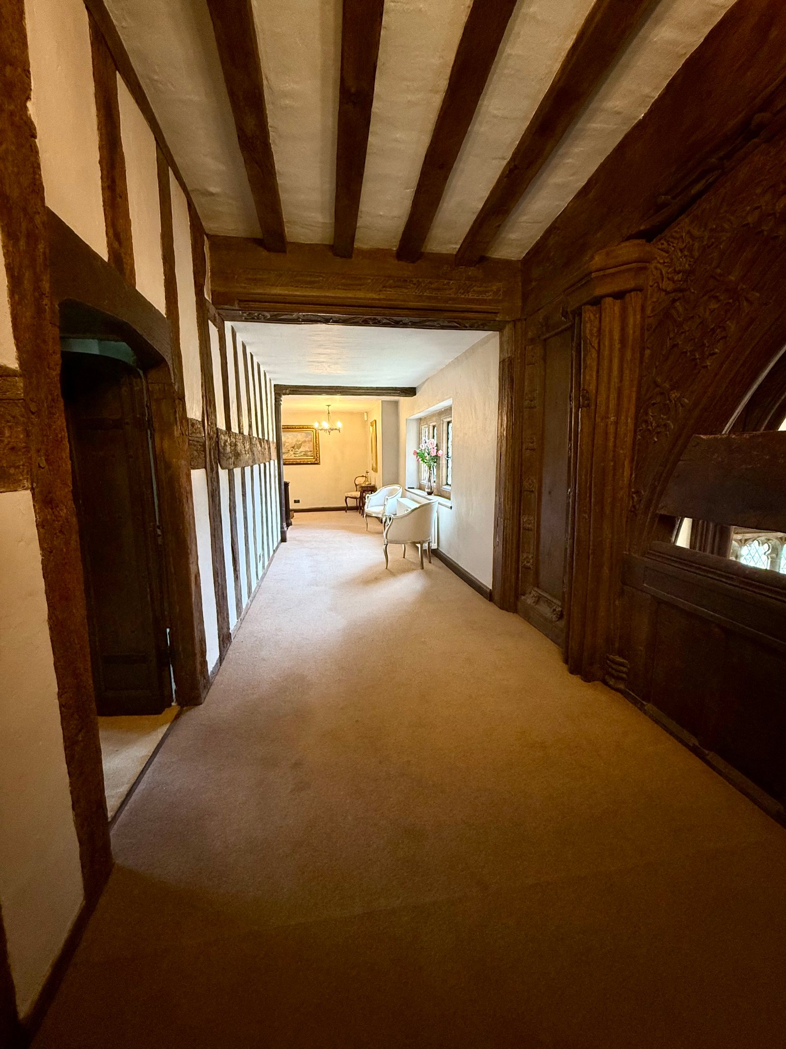 Hallway at The Homestall Manor