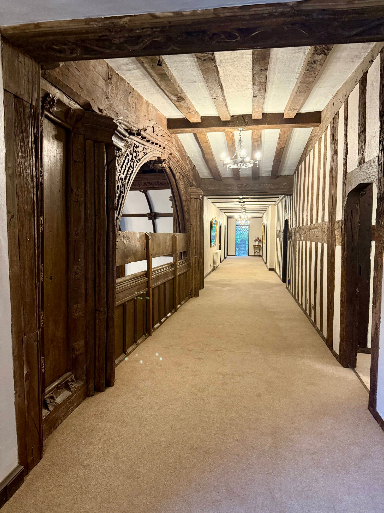 Hallway at The Homestall Manor