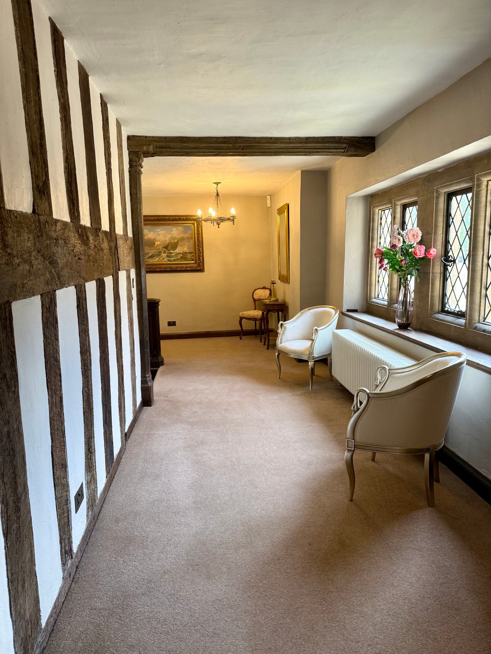 Hallway at The Homestall Manor