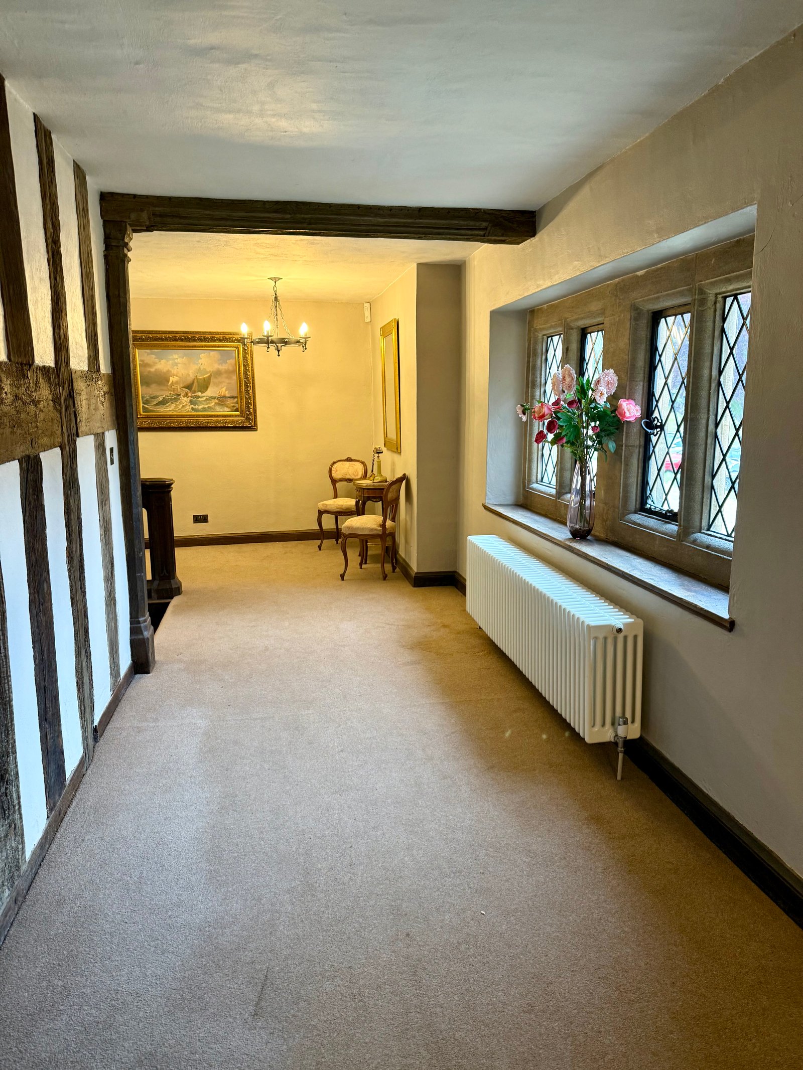 Hallway at The Homestall Manor
