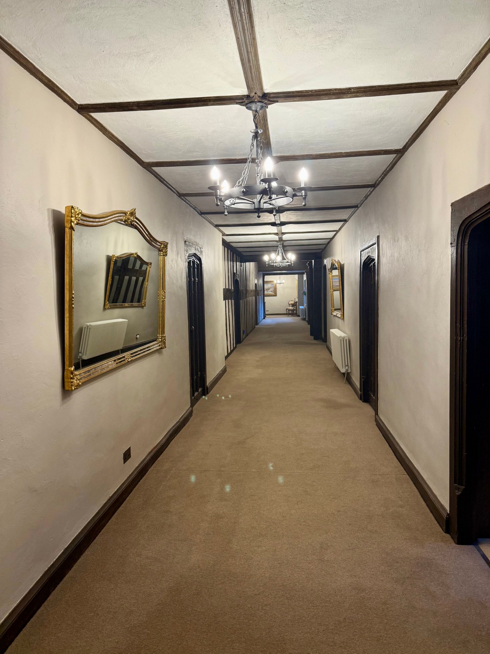 Hallway at The Homestall Manor
